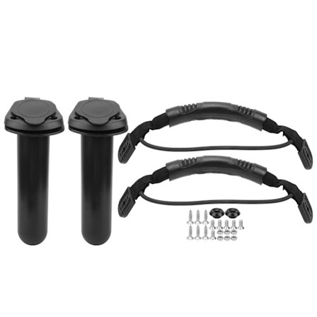 Kanot Oblique Fast Fiske Stativ Nylon Remband Handtag Fast Spänne Utrustning Set