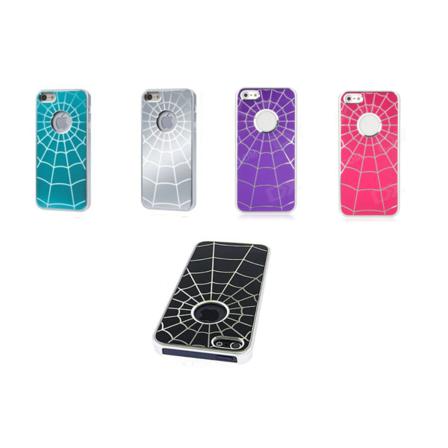 Spindelväv Skal För Iphone 5/5s/se, Aluminium/plast Blå