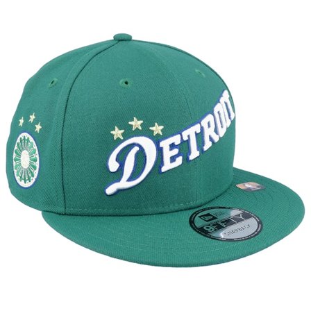 New Era - NBA Grønn snapback Caps - Detroit Pistons M 9FIFTY NBA City Edition 22 Green Snapback @ Hatstore