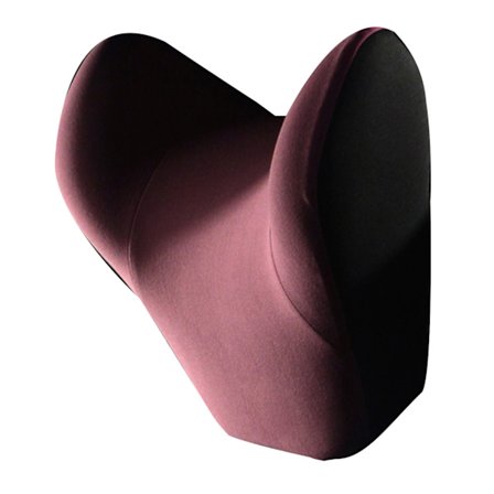 Bilstolskudde Memory Foam Andas Mjukhet Nacke Ryggstödskudde för körning Cherry Pink