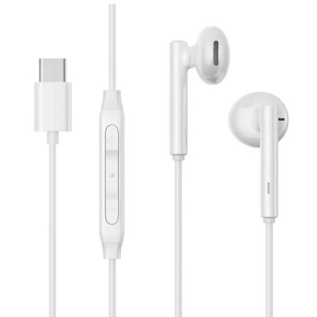 Sign iPhone Hörlurar USB-C Half In-Ear Wired - Vit