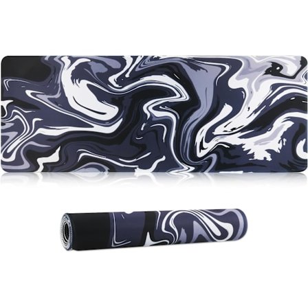 Musematte Ekstra Stor Datamaskin Tastatur Musematte Skrivebordsunderlag Myk Glatt Overflate og Anti-Skli Gummibase Myk Stoff XXL Musematte 600 x 300 