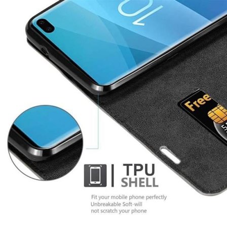 Cadorabo Fodral till Samsung Galaxy S10 PLUS i KAFFEBRUNT