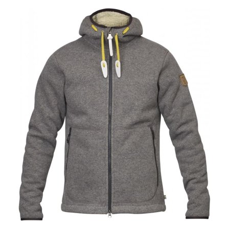 Fjällräven Men's Polar Fleece Jacket Men Mid layer tops Grey XS