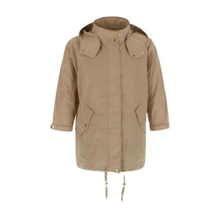 Woolrich, Brown Jacket Bruin, Dames, Maat:M,nylon