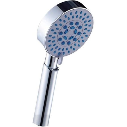 Aftagelig vandbesparende brusehoved med 5 justerbare stråler