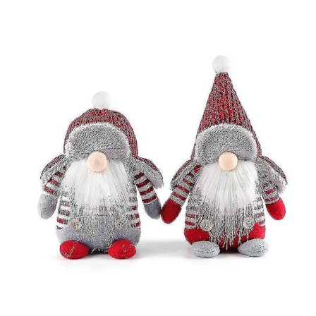 Julegnom Håndlavede Gnom Ornamenter Julemandsdekorationer Plys Elf Santa Tomete Figurer Ferie Hjemmefest Dekor Børn Julegave-christma