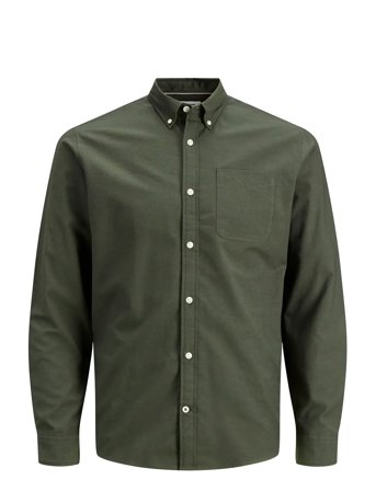 Jjeoxford Shirt Ls Noos Green Jack & J S