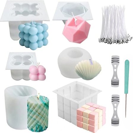 6-pakning 3D DIY former - Form - Silic