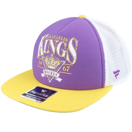 Fanatics - NHL Violet trucker Casquette - Los Angeles Kings True Classic Foam Regal Purple/Gold/White Trucker @ Hatstore