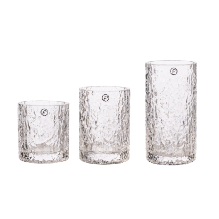 ERNST Vas/Ljuslykta Vaser Transparant d6 h6,5/8,5/11,3