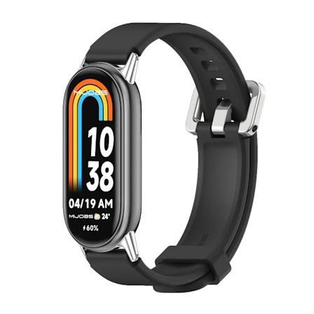 Armband kompatibel med Xiaomi Mi Band 9 10 8 7 6 5 4 3 Silikonarmband Ersättning kompatibel med Xiaomi Band 8 MiBand 7 6 5 4 3 Armband