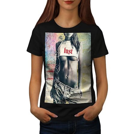 Lust For Canabis Women Blackt-shirt | Wellcoda