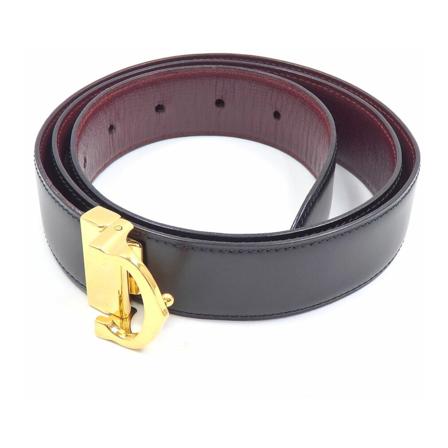 Cartier Vintage Belts Sort, Herre Vintage Accessories, Størrelse: ONE Size