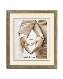 Broderipakke Bilde Hjertet av nygifte - Vervaco