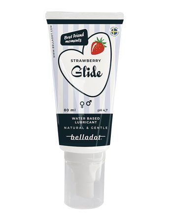 Belladot Lubricant Strawberry Water Based 80Ml - Nude - 80 ml