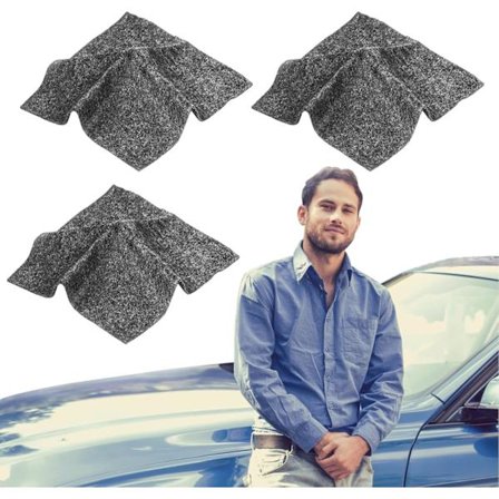 3 stk. nano-poleringsklud til bilridser, gør reparation af bilridser så let