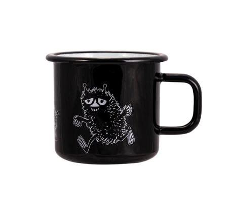 Mummi Stinky Emaljekrus Sort 3.7dl