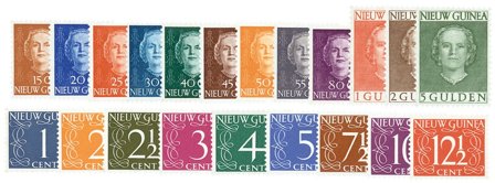 Hollandsk Ny Guinea 1950-1952 - NVPH 1-21 - Postfrisk