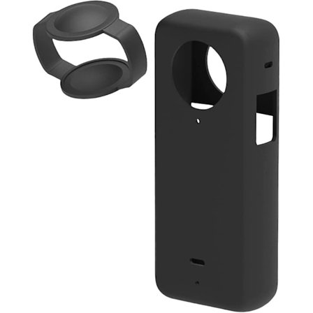 Silikoni suojakotelo yhteensopiva Insta360 One X3:n kanssa, jossa objektiivin suojakorkki Panoraama-toiminta kameran kantolaukku