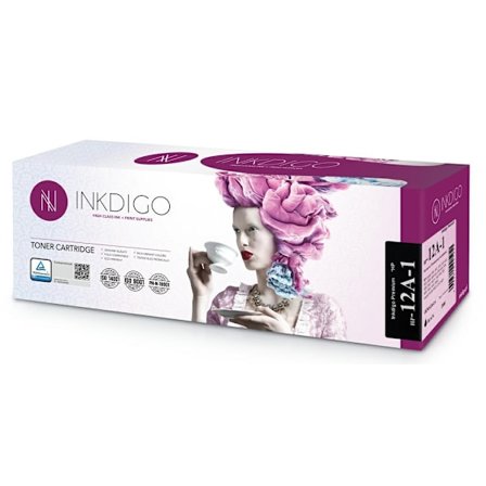 Inkdigo/ Svart Toner för HP Q2612