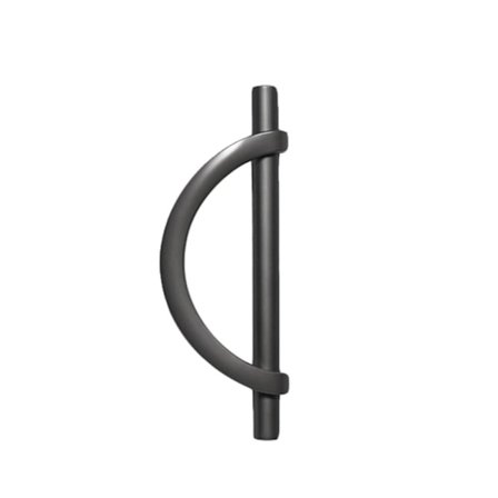 Dörrhandtag Skåphandtag GRÅ 96MM grå