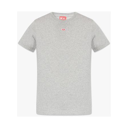 Diesel, T-Shirts Grijs, Heren, Maat:M