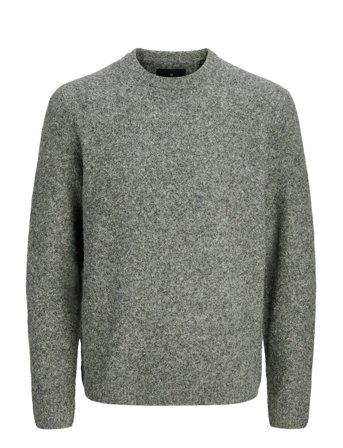 Jprblasimon Souffle Knit Crew Neck Grey Jack & J S