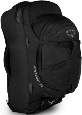 Osprey Fairview 70 naisten matkailurinkka, Black