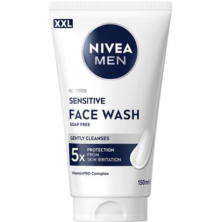 Nivea Men Sensitive Gel Detergente Viso Uomo XXL 150ml