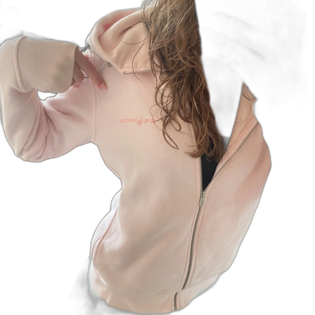 Ljusrosa hoodie från Sail racing