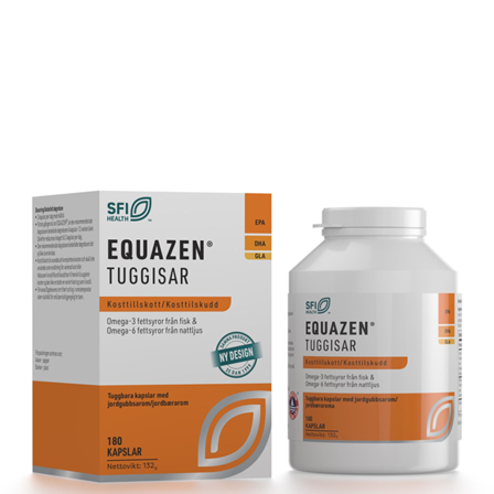 Equazen Eye Q Chews Purutabletti Mansikka, 180 kapselia