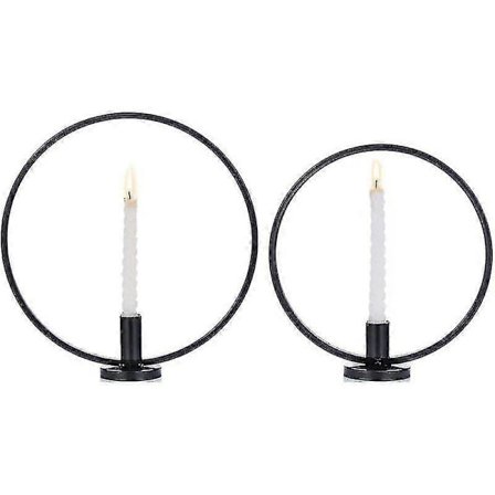 Metalliset geometriset kynttilänjalat kruunukynttilöille