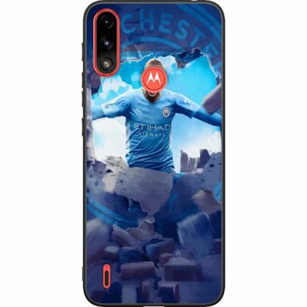 Motorola Moto E7 Power Svart Skal Erling Haaland