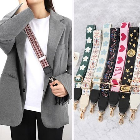 Bred axelremsrem Crossbody justerbar bälte - high quality