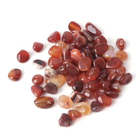 Naturstein Fisketanker Dekorativ grus Små rullesteinshagesteiner 0,2 kg