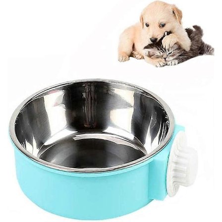 Häkki koiran kupit, häkkivesikuppi, häkkeihin ja häkkisyöttöön ruostumattomasta teräksestä valmistettu koiran kissan kuppi, pennun ruoka- ja vesikuppi