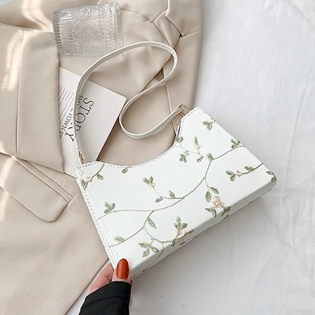 Lace Jelly Axelväska Crossbody Bag VIT