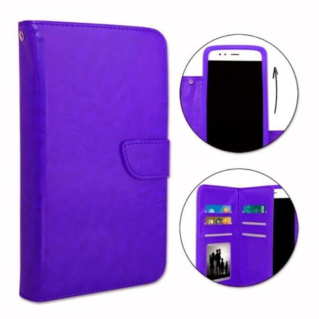 Etui fodral folio - Realme - 5 Pro - Ekoskinn - Plånbok - Magnetlock