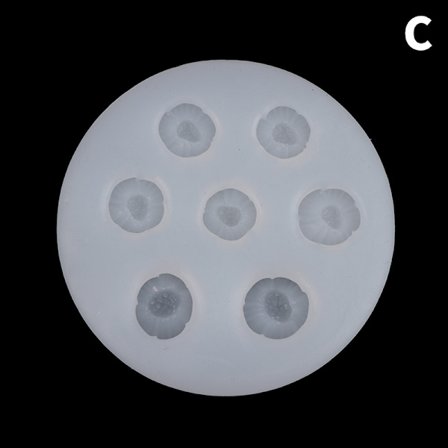 1 stk Mini Cherry Blossom Peach Blossom Silikone Form DIY Mousse