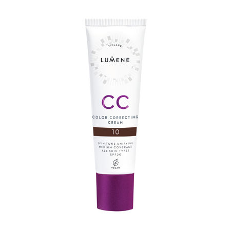 Lumene CC Color Correcting Cream SPF20, Farge 10, 30 ml