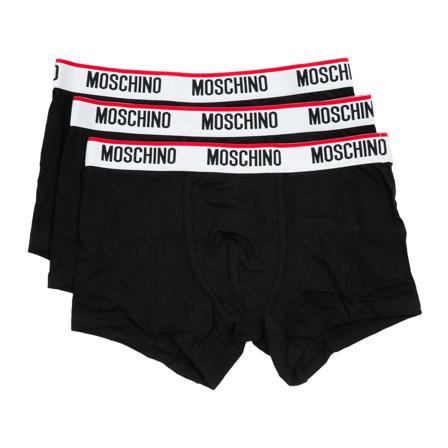 Moschino, Boxer Czarny, Mężczyzna, Rozmiar: M