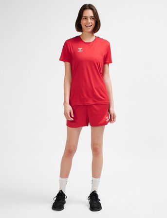 Hummel Hmlauthentic Pl Jersey S/S Woman - Red - S