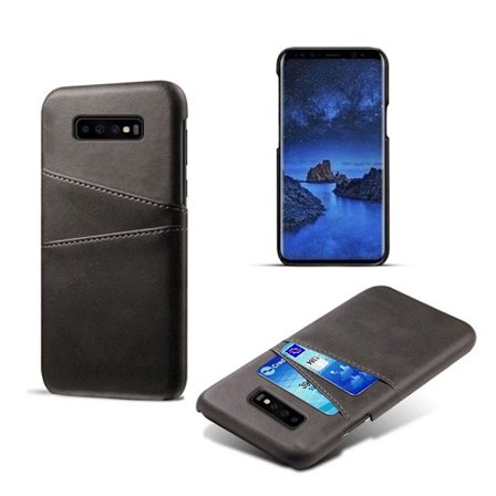 Samsung Galaxy S10 skal med korthållare - Svart