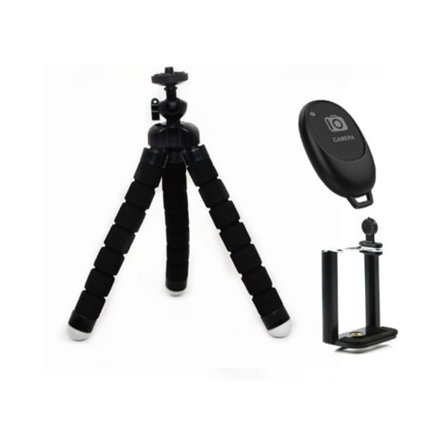 Mobiltelefonstativ med fjärrkontroll, lämplig för iPhone, kamera