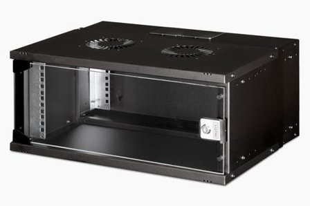 Digitus 19" 4U WALL MOUNTING CABINET. SOHO PRO 240 X 540 X 400 MM. BLACK