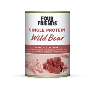 Four Friends Dog Single Protein Wild Boar, 400g
