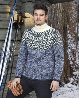 Tröja i Järbomönster