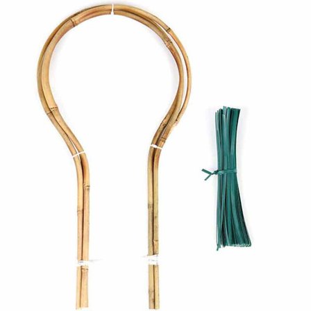 Klatreplante Støtte, U-formet Plantesupport, Bambus Plantesupport