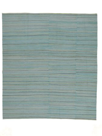 264X295 Tapete Kilim Moderno Moderno Verde/Petroleo Escuro Grande (Lã, Afeganistão) Carpetvista